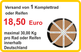 kompletträderversand,Reifentransport,Stückgut,Spedition